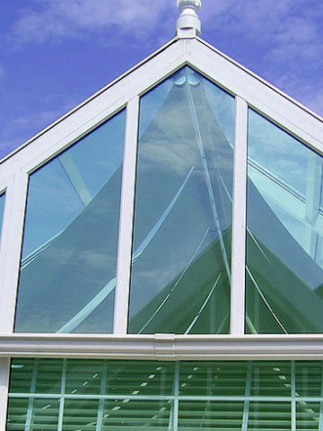 Glas Dächer und Gewächshäuser